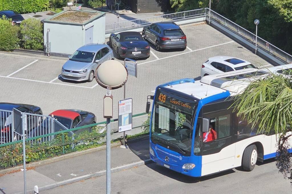 Idyllische Ferienwohnung In Bissone Εξωτερικό φωτογραφία