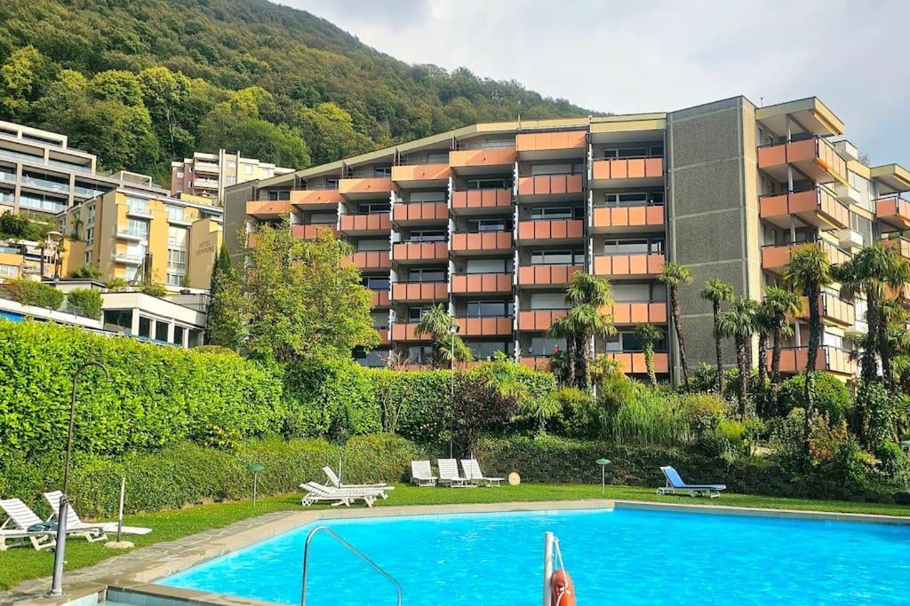 Idyllische Ferienwohnung In Bissone Εξωτερικό φωτογραφία