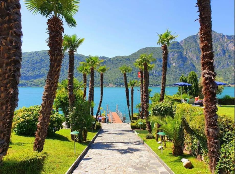 Idyllische Ferienwohnung In Bissone Εξωτερικό φωτογραφία